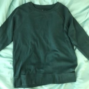 Dark emerald green sweater shirt
